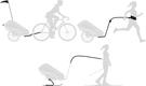Cybex коляска для спорту Zeno Maliblue на черном шасси с черными деталями 521600089bbg