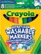 Crayola набор фломастеров широкая линия ultra-clean washable 8 шт. 58-8328G