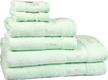 Maisonette рушник махровий Bamboo 76х152 500 г/м2 Мятный 20797bt