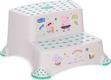 Lorelli подставка с двойной ступенькой PIGGY comic grey 25553ber