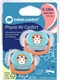 Bebe Confort пустышка силиконовая Physio Air Dummy Traveller 2 шт. 6/18 месяцев синяя и оранжевая 3104201780