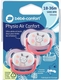 Bebe Confort пустышка силиконовая Physio Air Dummy Gardener 2 шт. 18/36 месяцев розовая и желтая 3104201930
