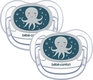 Bebe Confort пустышка силиконовая Physio Air Dummy Phospho 2 шт. 0/6 месяцев Bblue Octopus 3104201940