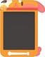 Bambi дитячий ігровий LCD планшет SK 0051 orange 25535ber