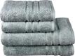 Maisonette рушник махровий Micro Touch 70х140 500 г/м2 Серый 14178bt