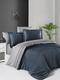 First Choice КПБ сатин de luxe двухцветный евро denim/grey m017877