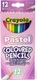 Crayola набір пастельних кольорових олівців 12 шт. 68-3366