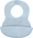 BabyOno нагрудник мягкий с регулируемой застежкой голубой 835/02bo