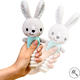 BabyOno игрушка с пищалкой 23 см "Bunny Hey" 1496bo