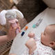 BabyOno игрушка с пищалкой 23 см "Bunny Sunday" 1498bo