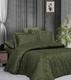 First Choice КПБ жаккард евро regina dark green m018299