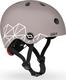 Scoot&Ride шлем защитный детский с фонариком (XXS/XS) коричневый SR-181206-BROWNLINES