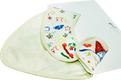 Экопупс непромокаемый слюнявчик-бандана Eсo Cotton 21x30см детский рисунок My Home BEC-016