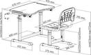 Cubby комплект парта + стул трансформеры Olea Gray OLEA GREY