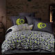 Hobby постельное белье Poplin евро Stars Phosphor серый 47645_2,0bt