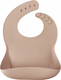 MinikOiOi нагрудник силіконовий 100% Basics 2шт Bubble Beige/Powd 101020066