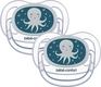 Bebe Confort пустышка силиконовая Physio Air Dummy Phospho 2 шт. 18/36 Bblue Octopus 3104201960