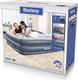 Bestway кровать-матрас велюр с встроенным насосом 67925 67925 25881ber