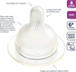 Difrax силіконова соска для пляшечки для годування S-bottle Wide 2 шт. размер L 678