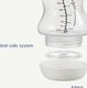 Difrax антиколікова пляшечка з силіконовою соскою та ручками 310 мл S-bottle Wide XL 707XL