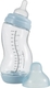Difrax скляна антиколікова пляшечка з силіконовою соскою 310 мл S-bottle Wide Blue 737FE Blue