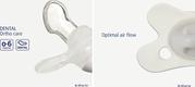 Difrax пустушка силіконова Dental 0-6 місяців Clay 799 Clay