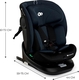 Kinderkraft автокрісло i-Grow i-Size Black KCIGRO00BLK0000