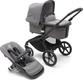 Bugaboo універсальная коляска 2в1 Fox 5 Black/Grey Melange 100051054