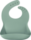 MinikOiOi нагрудник силиконовый 100% Basics  River Green 101020058