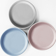 MinikOiOi тарелка силиконовая Basics-Plate Mineral Blue 101050103