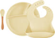 MinikOiOi набор для кормления силиконовый BLW Set II Mellow Yellow 101070019