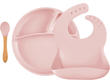 MinikOiOi набор для кормления силиконовый BLW Set II Pinky Pink 101070020