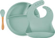 MinikOiOi набор для кормления силиконовый BLW Set II River Green 101070022