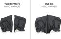 Hauck рукавички до коляски Grab Me Black 61849-3