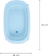 Hauck раскладная ванна Wash N Fold M Light Blue 72702-7