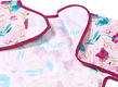 BabyOno нагрудник-фартук с длинным рукавом "Цветочки" (85х42 см) 1477/01bo