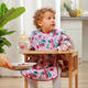 BabyOno нагрудник-фартук с длинным рукавом "Цветочки" (85х42 см) 1477/01bo