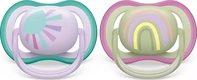 AVENT пустышка Ultra-Air 0-6 мес. для девочек SCF085/59 8720689017527