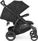 Peg-Perego прогулянкова коляска для двійні Book For Two Ardesia (черная) IP05280000GL93