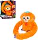 Bambi мягкая игрушка интерактивная Обезьяна MP 2304 orange 26048ber