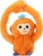 Bambi мягкая игрушка интерактивная Обезьяна MP 2304 orange 26048ber