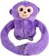 Bambi мягкая игрушка интерактивная Обезьяна MP 2304 violet 26050ber