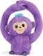 Bambi мягкая игрушка интерактивная Обезьяна MP 2304 violet 26050ber