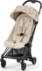 Cybex прогулочная коляска Coya Matt Black Simply Flowers Beige 522003151bbg