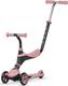 Qplay самокат триколісний дитячий 5 в 1 Sema Pink ST-004SemaPink