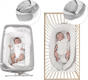 Jane кокон для сну з обмежувачем Growing Baby Nest Start серый/звезды 80272/S58