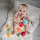 BabyOno набор развивающих сенсорных мячей 4 шт. 4 шт. 1529bo
