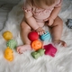 BabyOno набор развивающих сенсорных мячей 4 шт. 4 шт. 1529bo