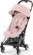Cybex прогулочная коляска Coya Chrome Dark Brown Peach Pink 522004415bbg