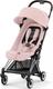 Cybex прогулочная коляска Coya Chrome Dark Brown Peach Pink 522004415bbg